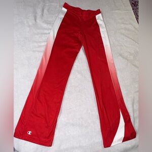 Champion woman Red and White Joggers